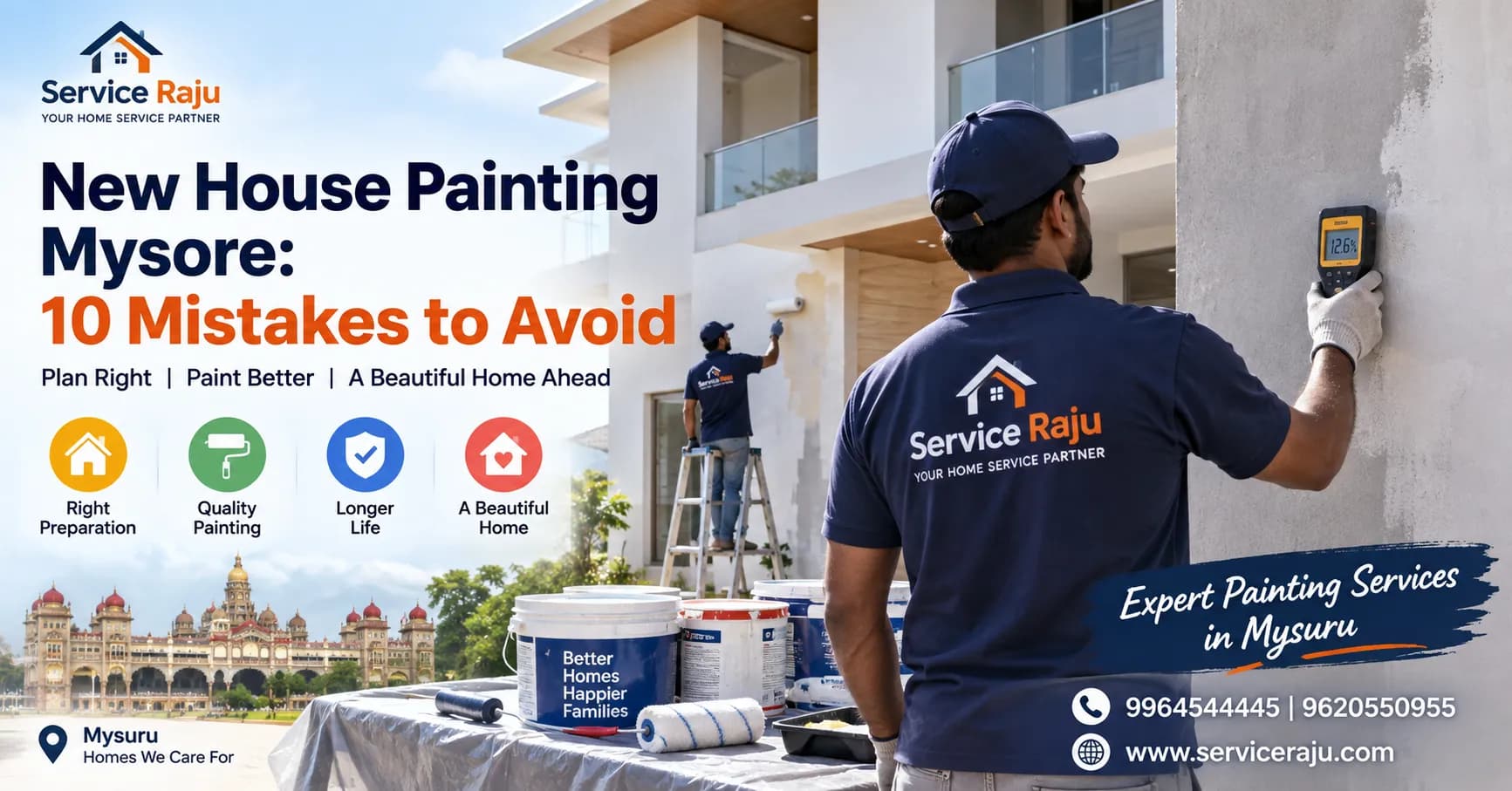 New House Painting Mysore: 10 Mistakes to Avoid