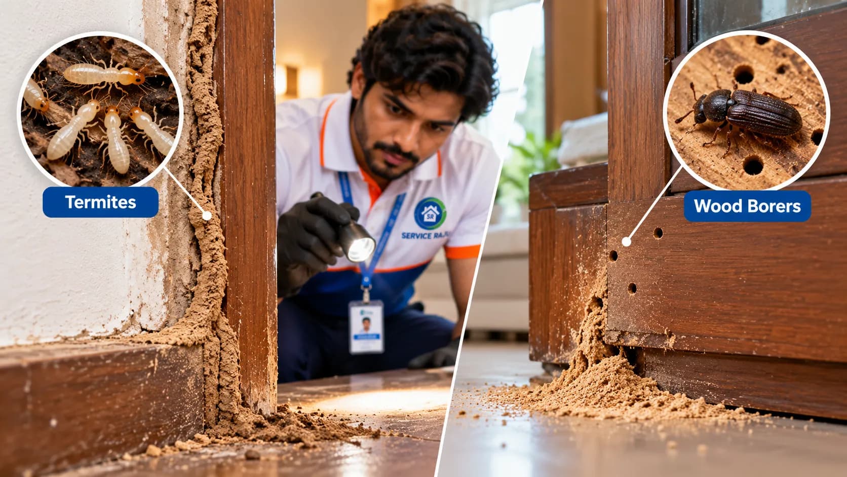 Termites or Wood Borers? How to Identify Wooden Damage Before Treatment