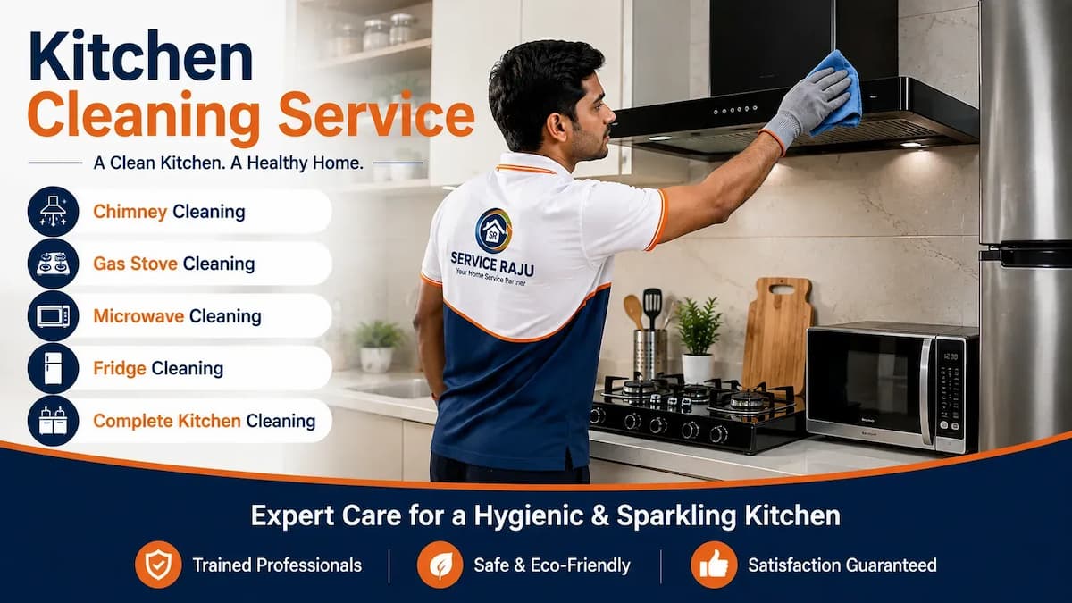 Kitchen Cleaning Services in Mysuru | Service Raju