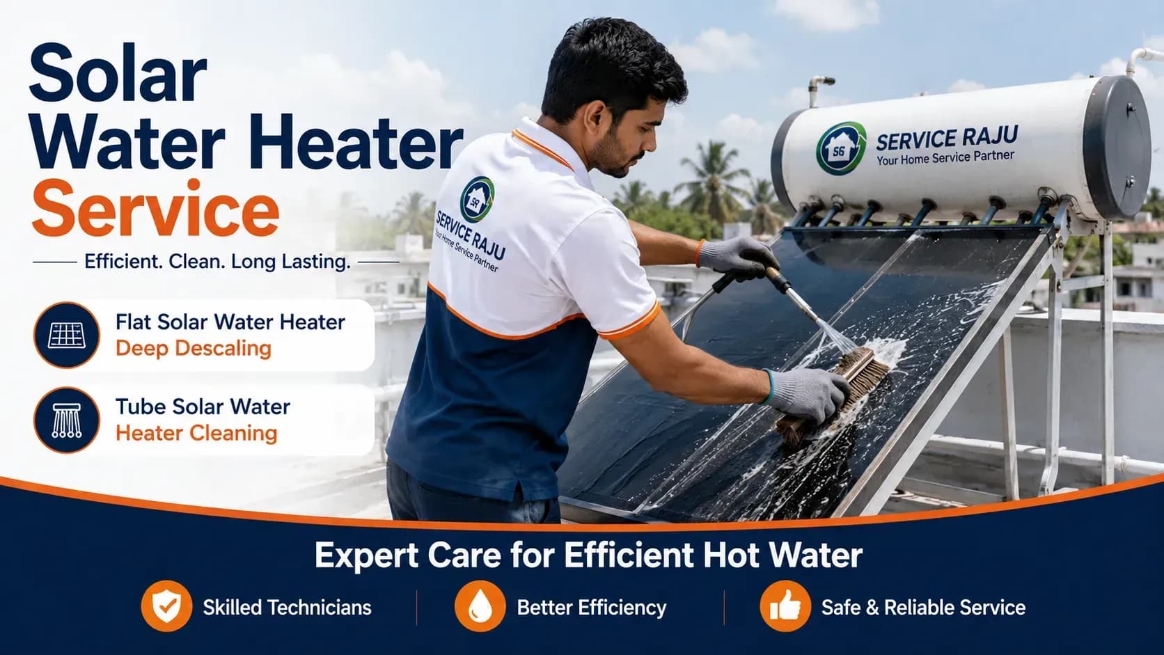 Solar Water Heater Service in Mysuru | Service Raju