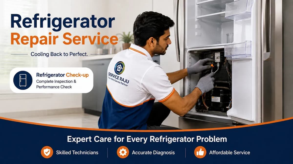 Refrigerator Repair Services in Mysuru | Refrigerator Check-up | Service Raju