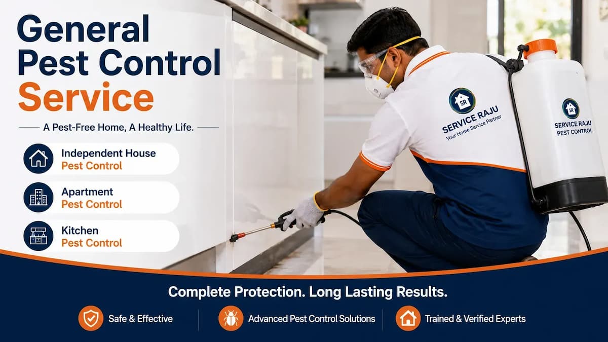 General Pest Control Service in Mysuru | Service Raju