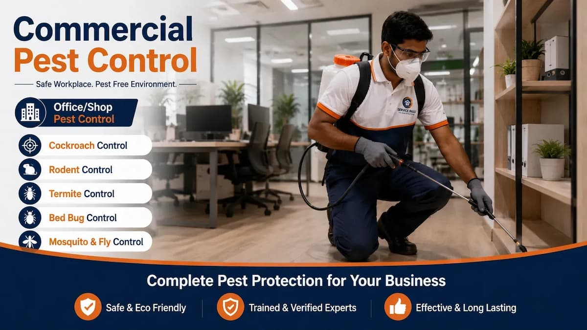 Commercial Pest Control Services in Mysuru | Service Raju