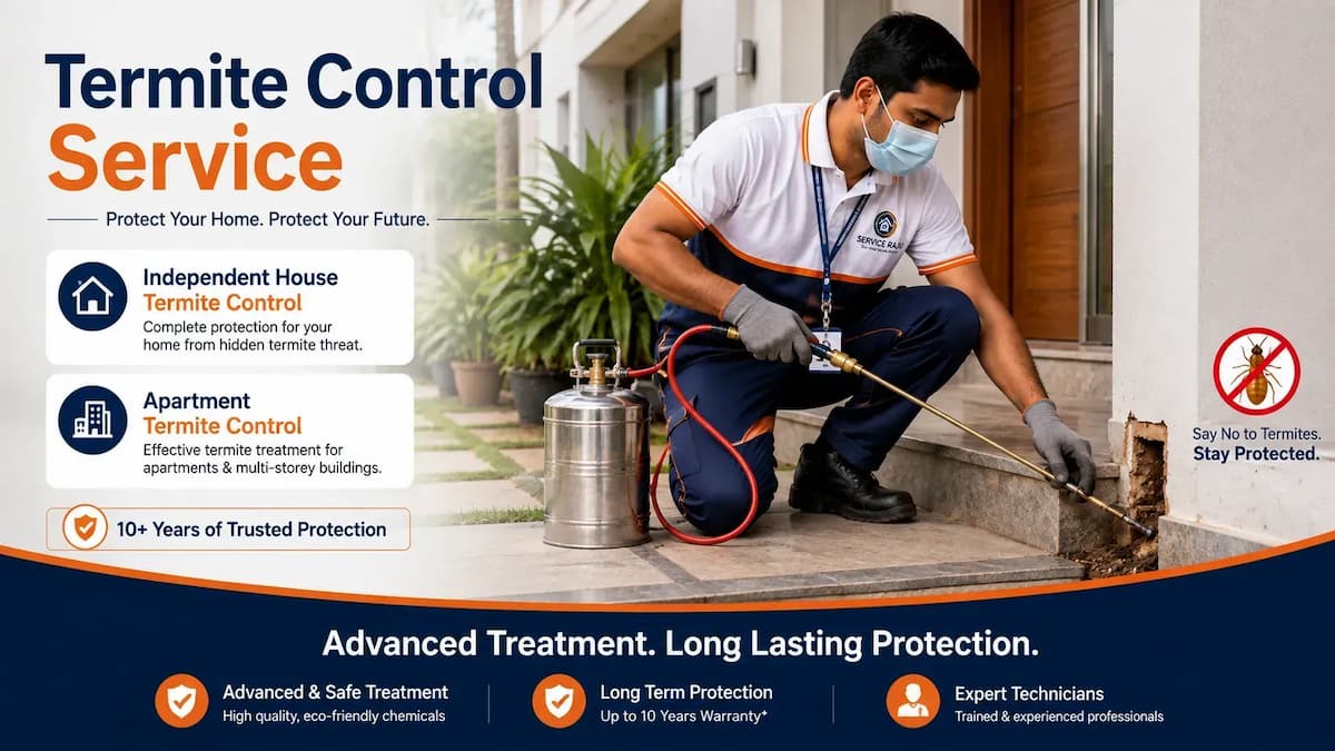 Termite Control Service in Mysuru | Service Raju