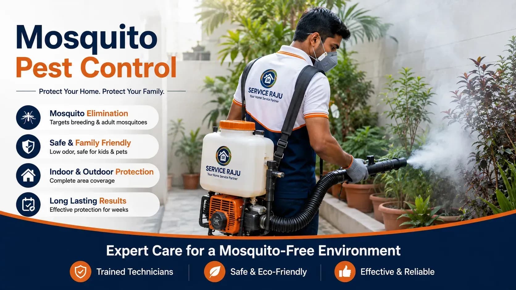 Mosquito Pest Control Service in Mysuru | Service Raju