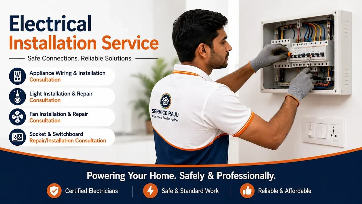 Electrical Installation Services in Mysuru | Service Raju