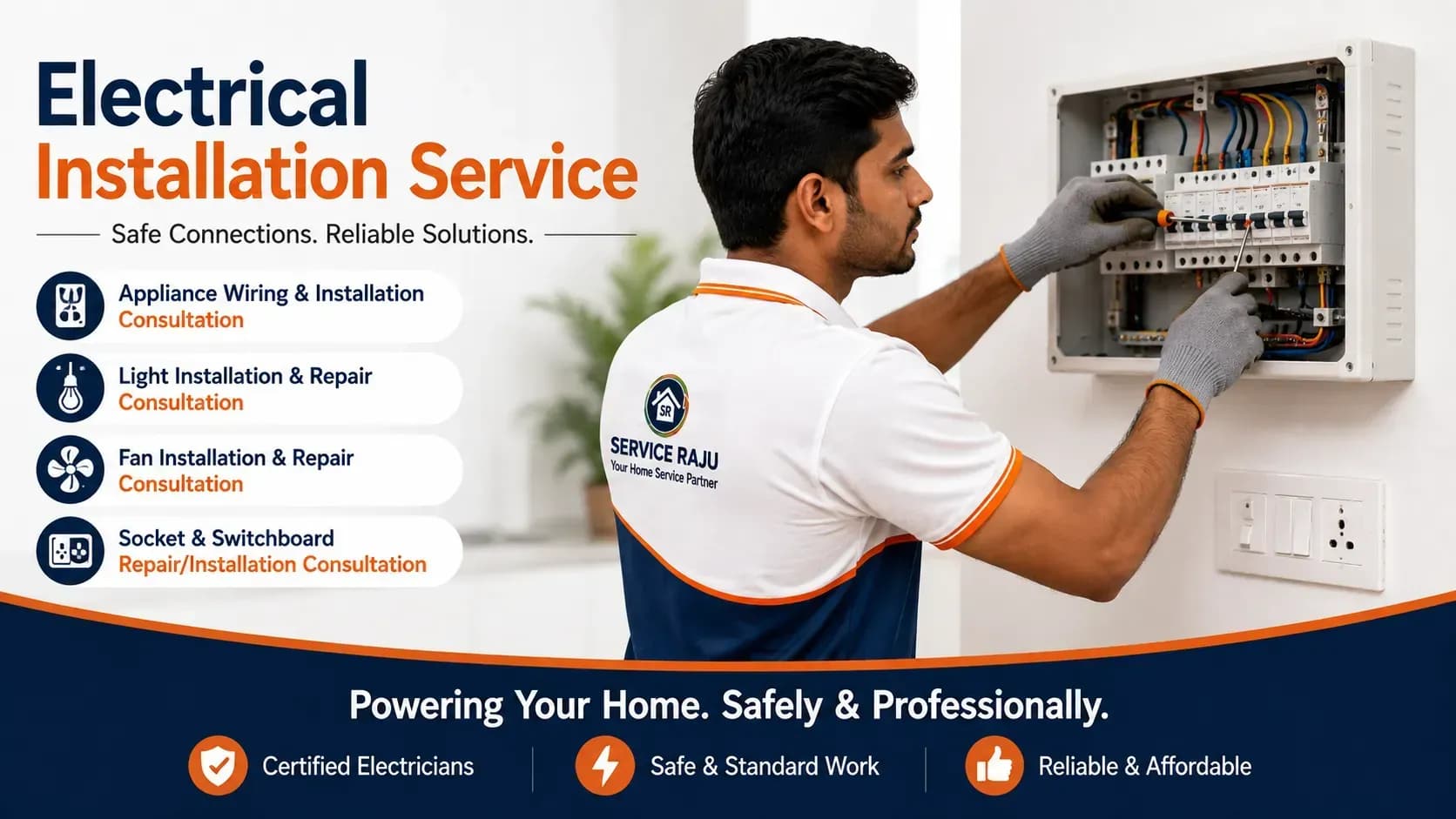 Electrical Installation Services in Mysuru | Service Raju