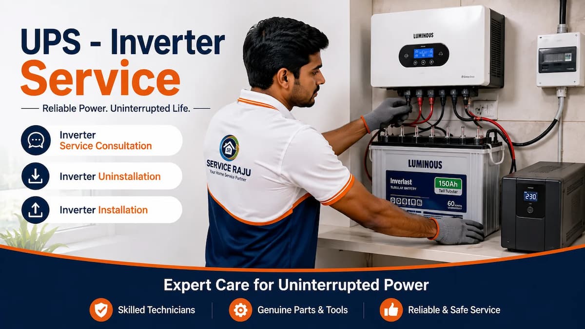 UPS & Inverter Service in Mysuru | Service Raju