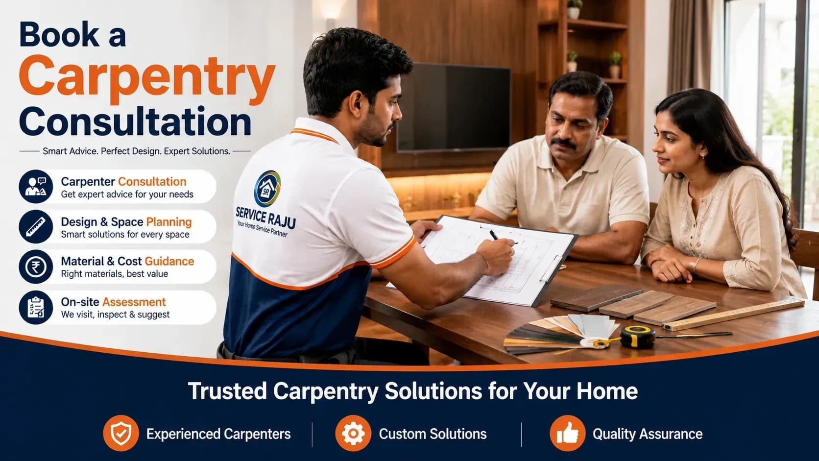 Carpenter Consultation in Mysuru | Service Raju