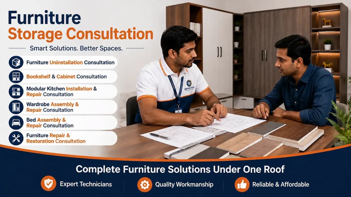 Furniture Storage Consultation in Mysuru | Service Raju