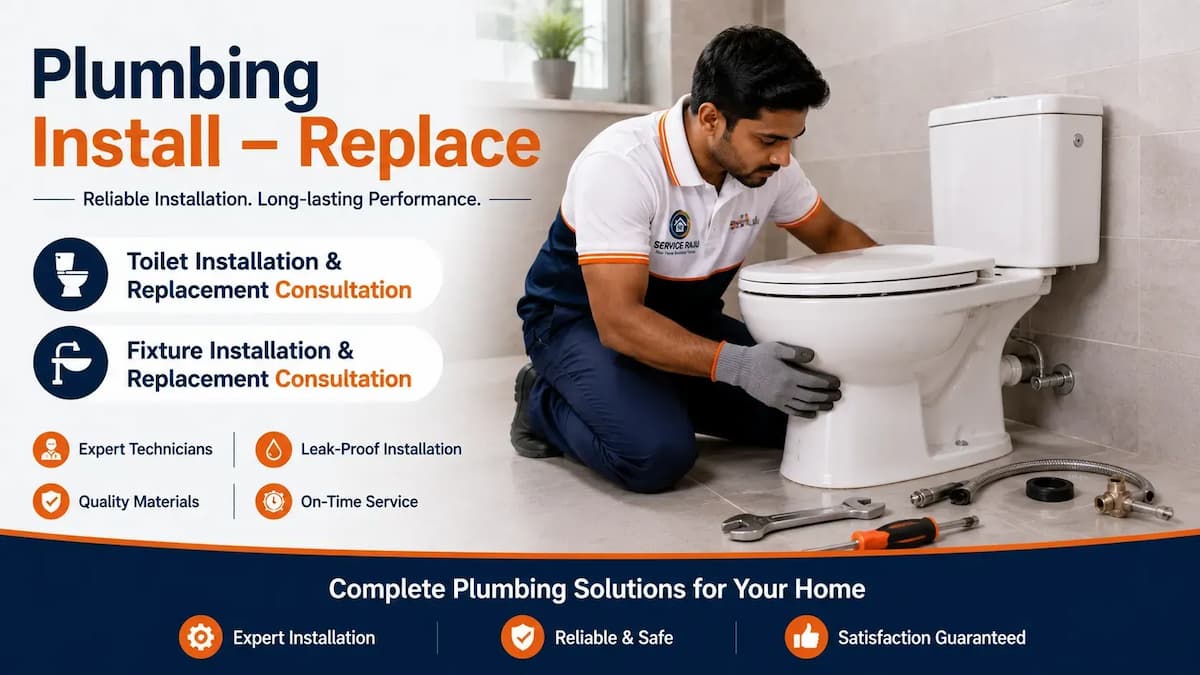 Plumbing Installation & Replacement in Mysuru | Service Raju