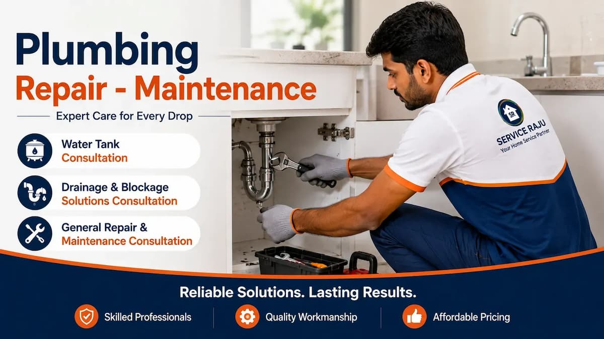 Plumbing Repair & Maintenance in Mysuru | Service Raju