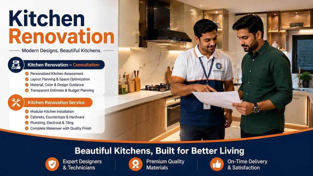 Kitchen Renovation in Mysuru | Service Raju