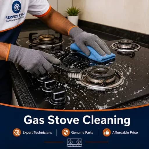 Gas Stove Cleaning