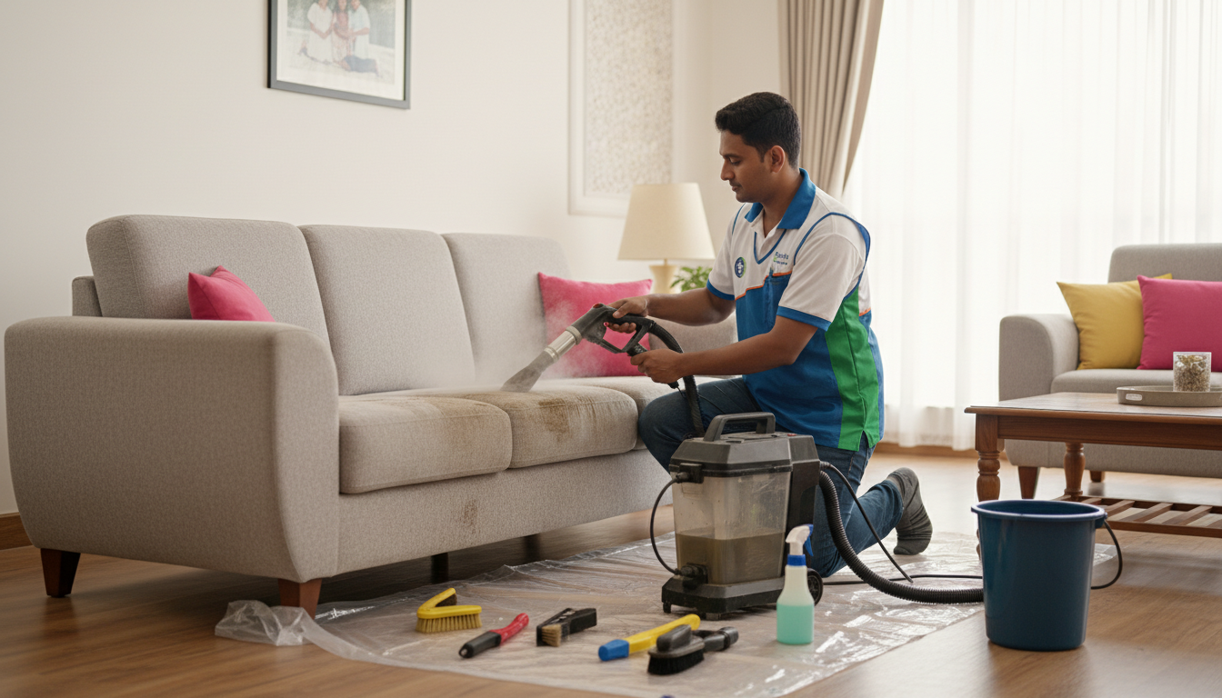 Allergy Alert: Deep Sofa Cleaning Services Near Me Mysore to Kill 99% of Hidden Dust Mites & Bacteria thumnail