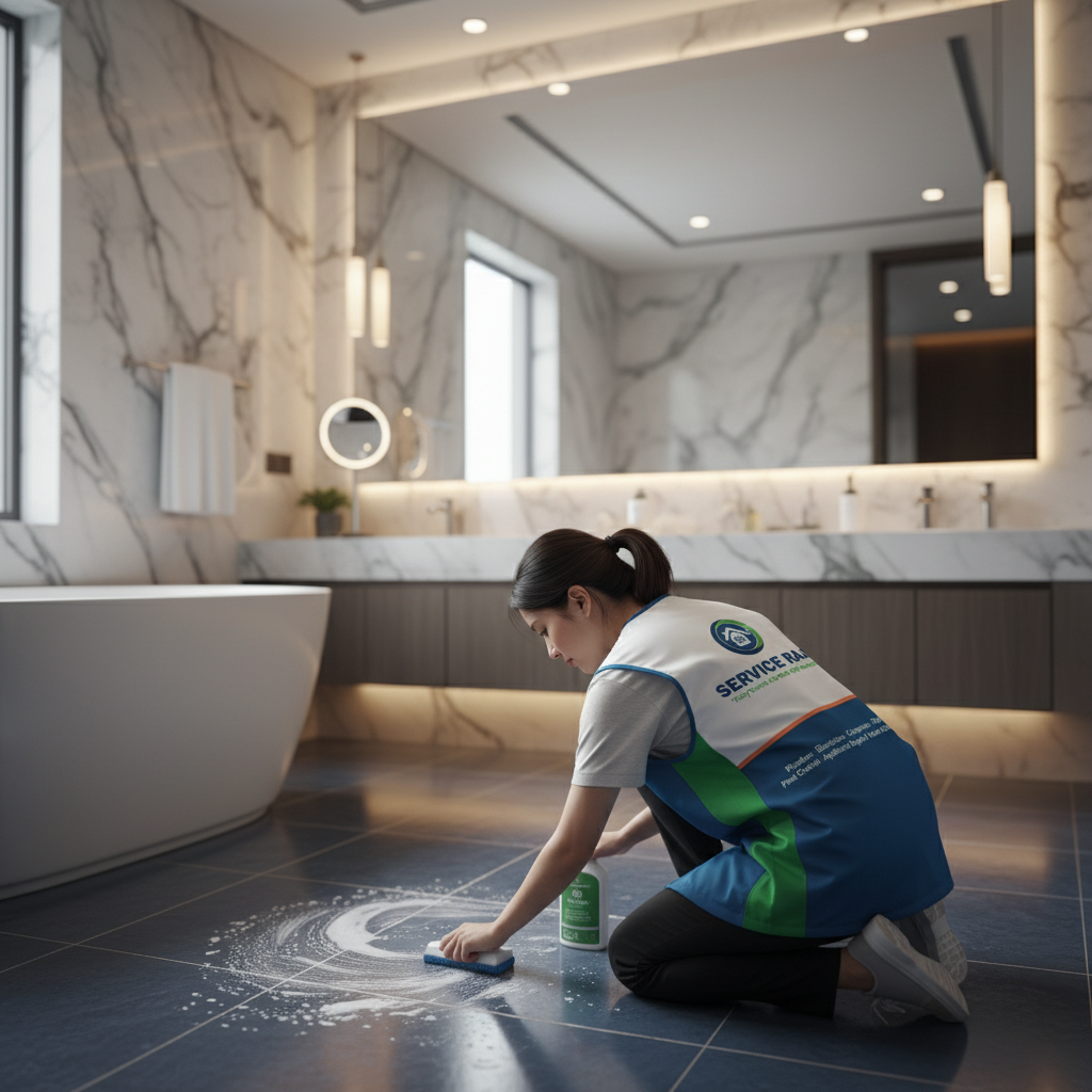 How to Remove Hard Water Stains from Bathroom Tiles in Mysore thumnail