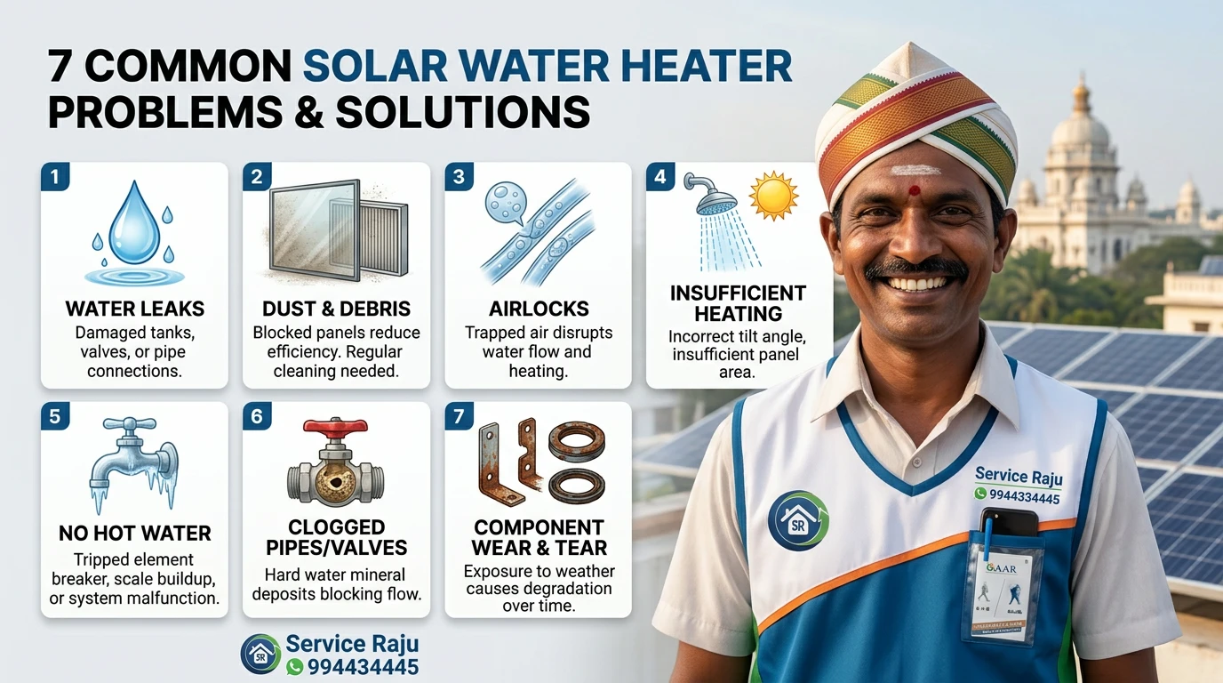 Solar Water Heater Not Heating Properly? thumnail