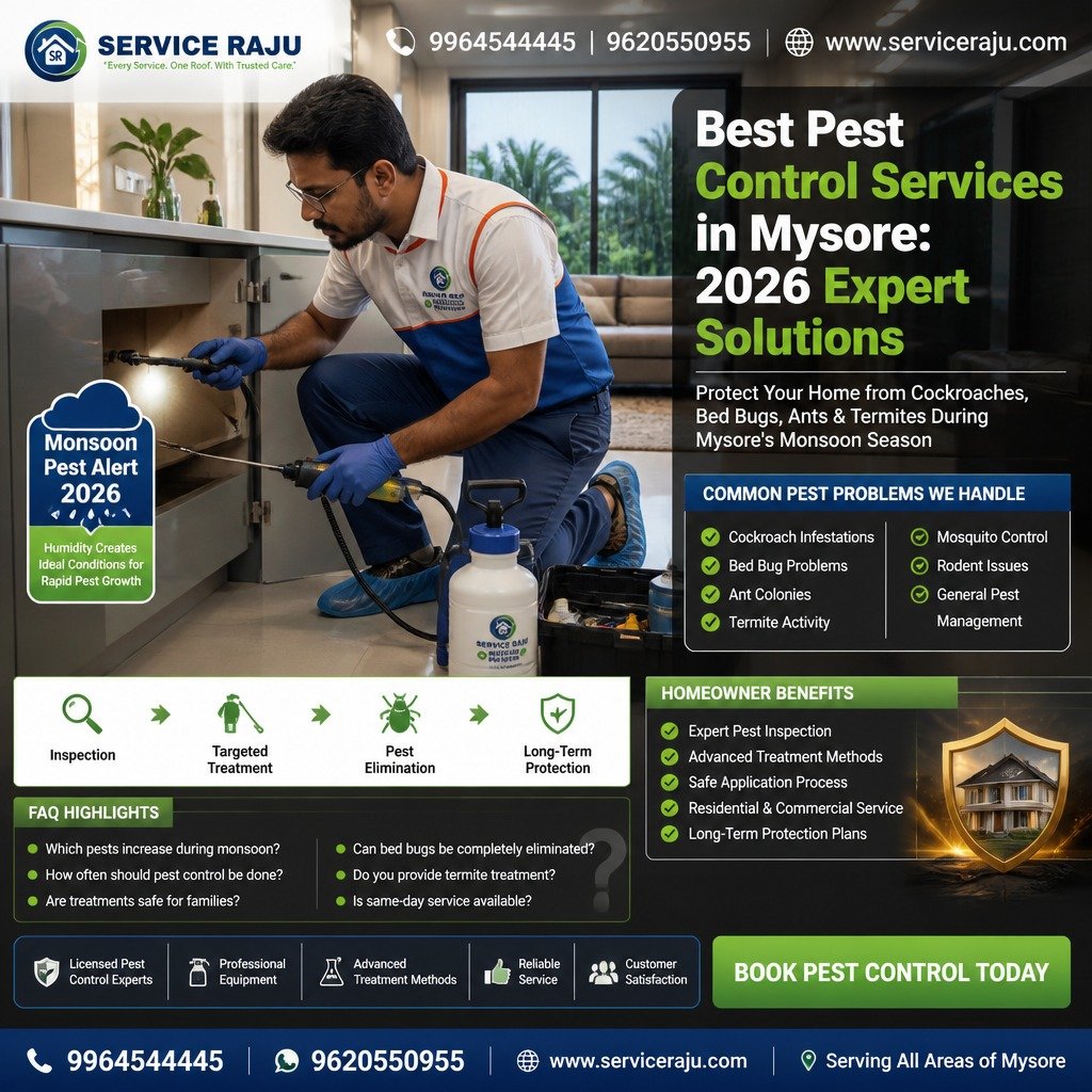 Best Pest Control Services in Mysore: 2026 Expert Solutions