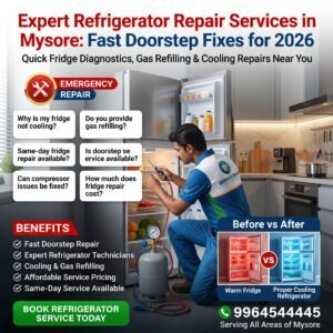 Expert Refrigerator Repair Services In Mysore: Fast Doorstep Fixes For 2026 Why This Works: Appliance Breakdowns Often Correlate With Seasonal Power Fluctuations And High Humidity. High-Intent 'Near Me' Searches For Quick, Affordable Fridge Diagnostics And Gas Refilling Are Consistently High. Expert refrigerator repair services in mysore: fast doorstep fixes for 2026 why this works: appliance breakdowns often correlate with seasonal power fluctuations and high humidity. High-intent 'near me' searches for quick, affordable fridge diagnostics and gas refilling are consistently high.