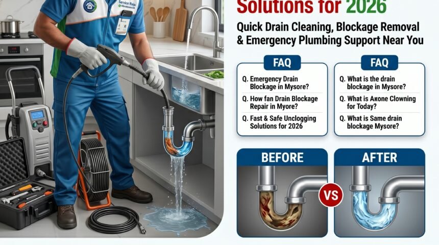 Emergency Drain Blockage In Mysore? Fast &Amp; Safe Unclogging Solutions For 2026 Emergency drain blockage in mysore? Fast & safe unclogging solutions for 2026