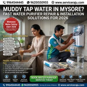 Muddy Tap Water In Mysore? Fast Water Purifier Repair &Amp; Installation Solutions For 2026 Muddy tap water in mysore? Fast water purifier repair & installation solutions for 2026
