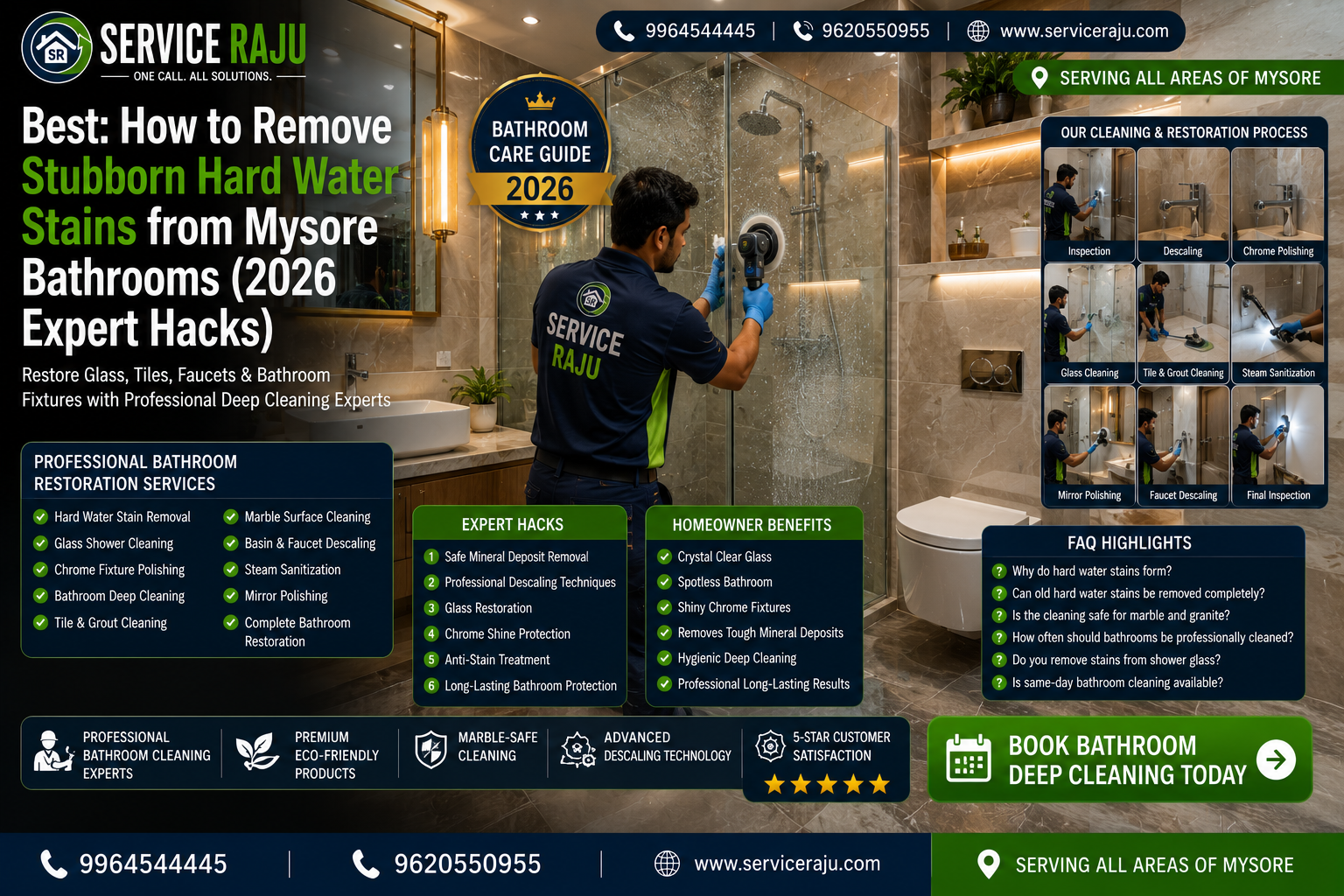 Best: How to Remove Stubborn Hard Water Stains from Mysore Bathrooms (2026 Expert Hacks)