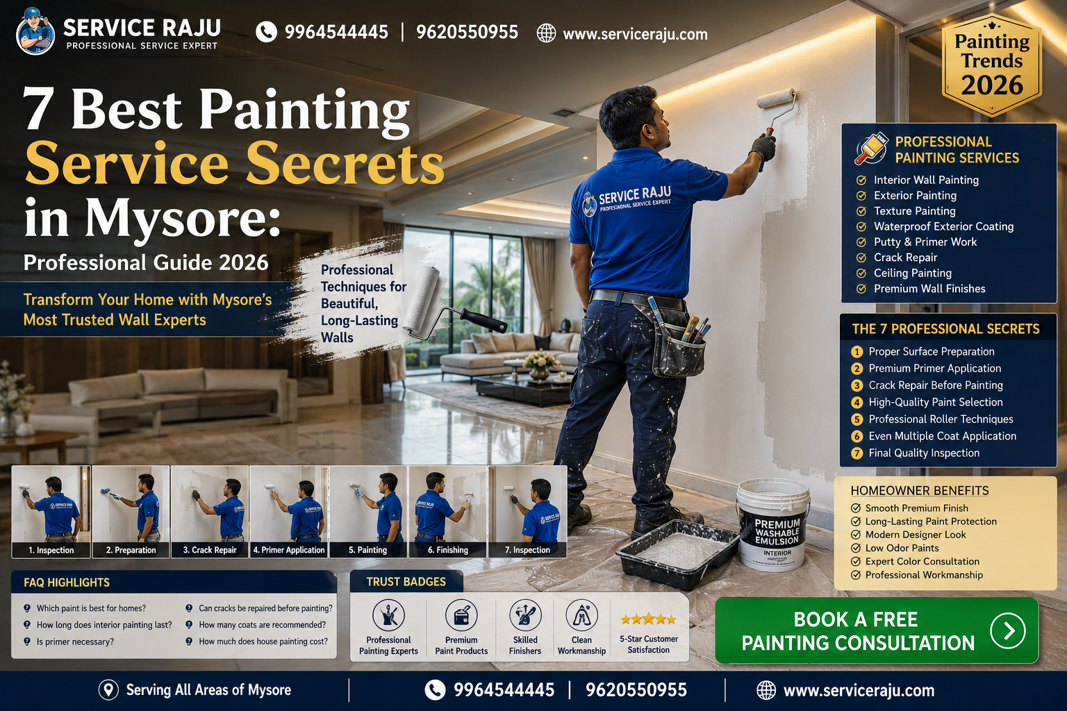 Painting Service Mysore: 10 Best Expert Tips & Costs 2024