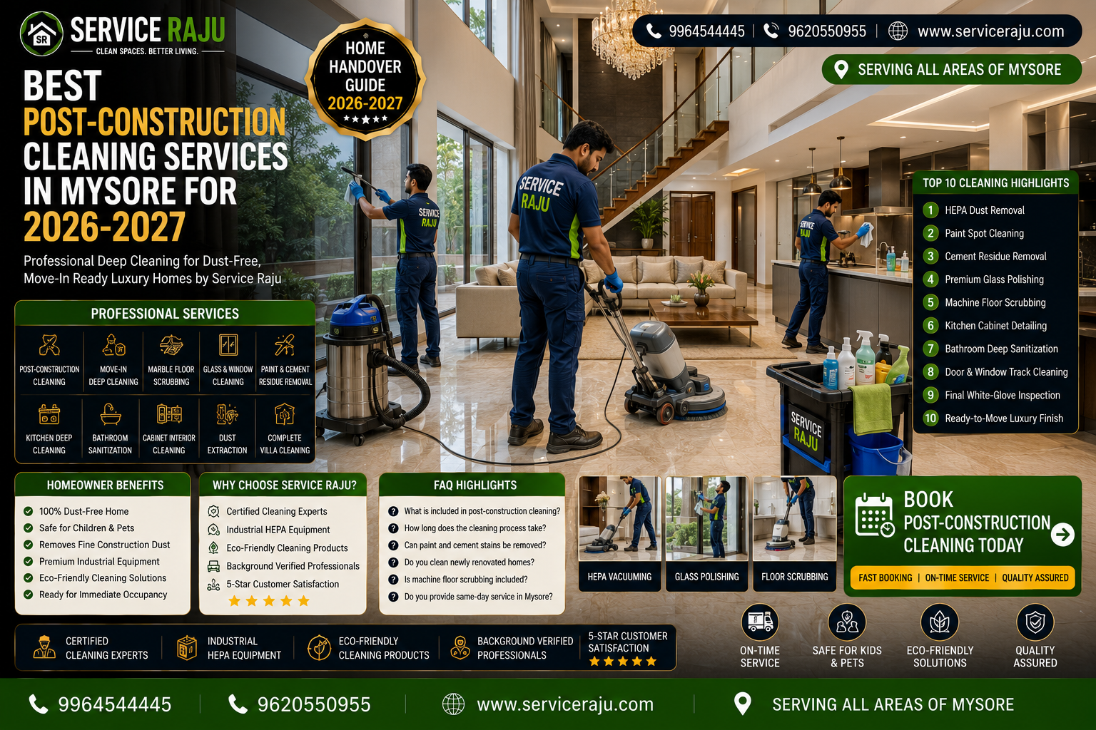 Best Post-Construction Cleaning Services in Mysore for 2026-2027