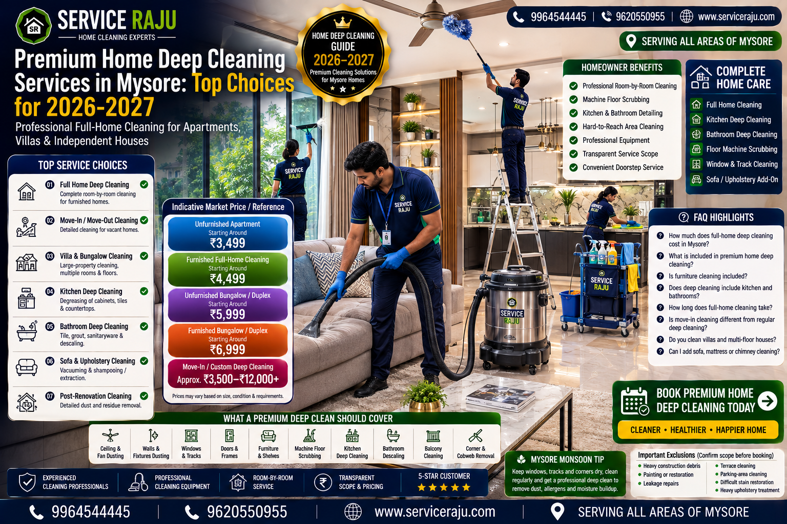 Premium Home Deep Cleaning Services in Mysore: Top Choices for 2026-2027