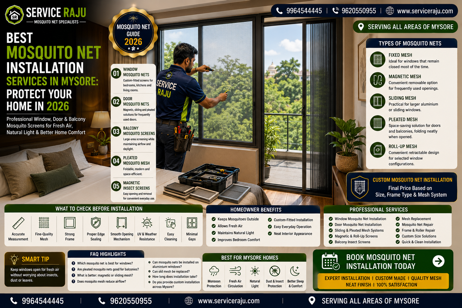 Best Mosquito Net Installation Services in Mysore: Protect Your Home in 2026