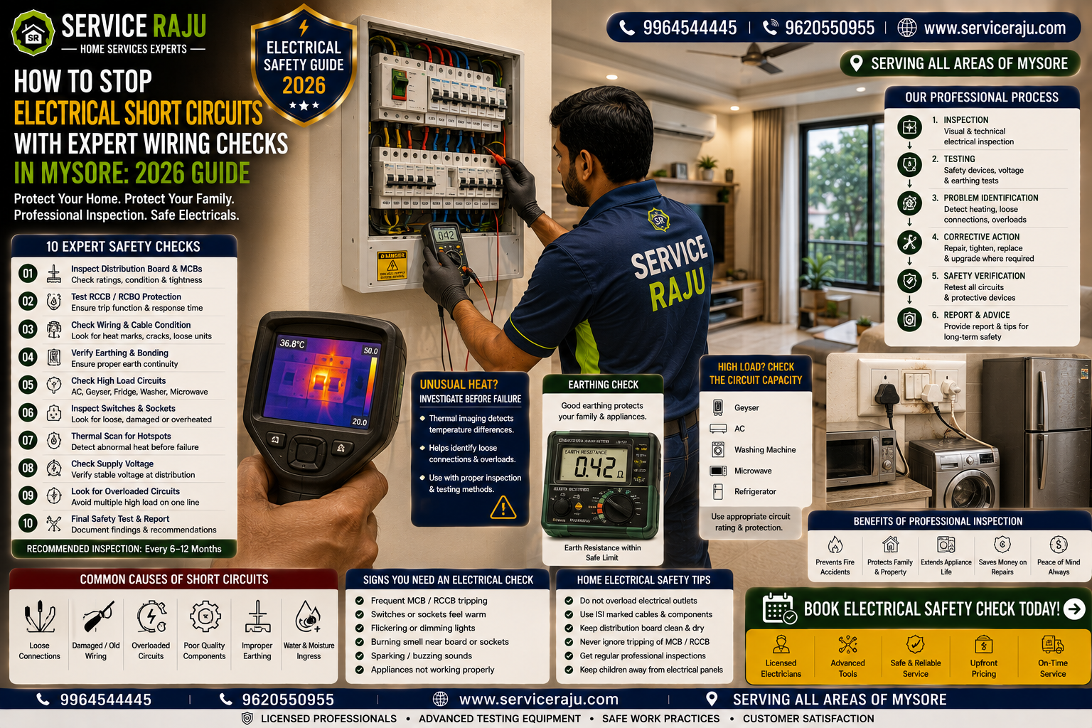 How to Stop Electrical Short Circuits with Expert Wiring Checks in Mysore (2026 Guide)