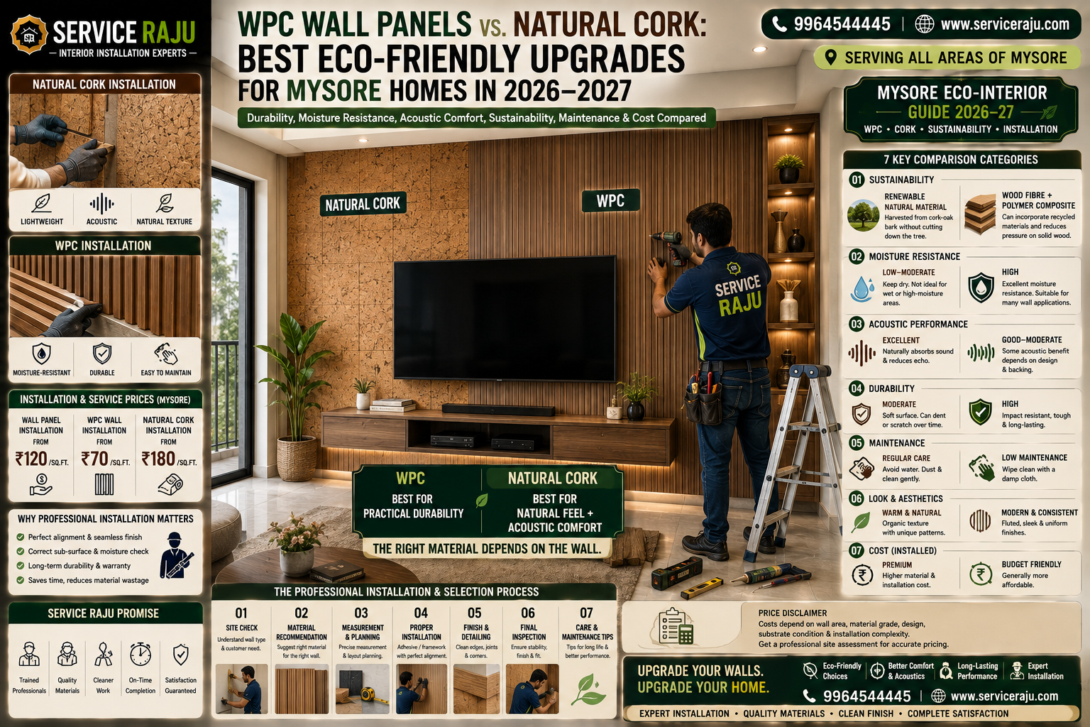 WPC Wall Panels vs. Natural Cork: Best Eco-Friendly Upgrades for Mysore Homes in 2026-2027