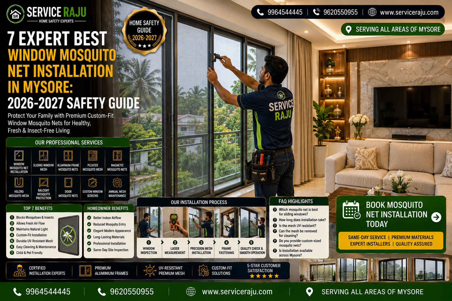 7 Expert Best Window Mosquito Net Installation in Mysore: 2026-2027 Safety Guide