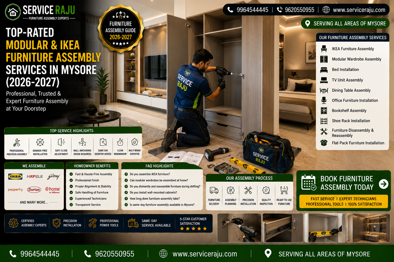 Top-Rated Modular & IKEA Furniture Assembly Services in Mysore (2026-2027)