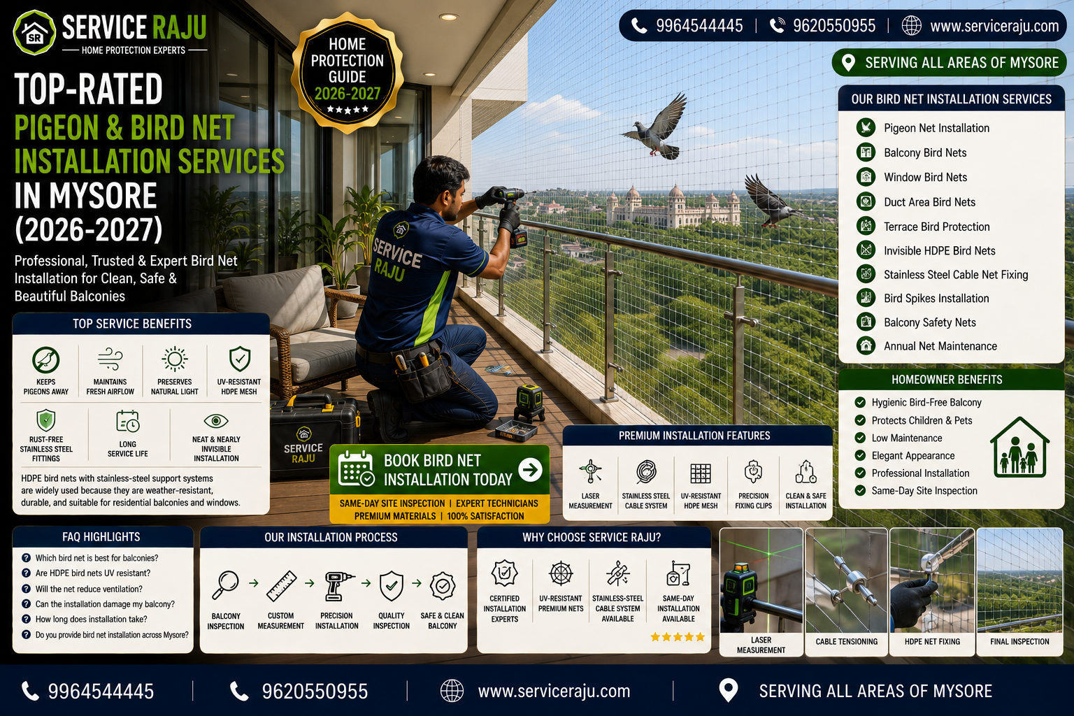 Top-Rated Pigeon & Bird Net Installation Services in Mysore (2026-2027)