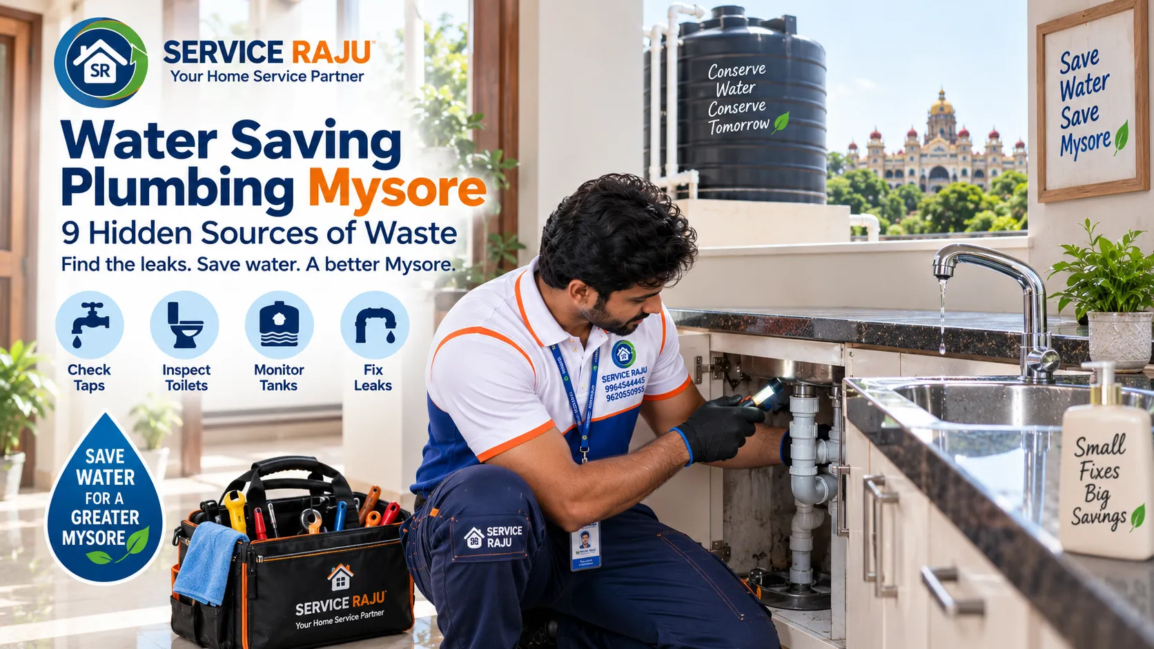 Water-Saving Plumbing Mysore: 9 Hidden Sources of Waste