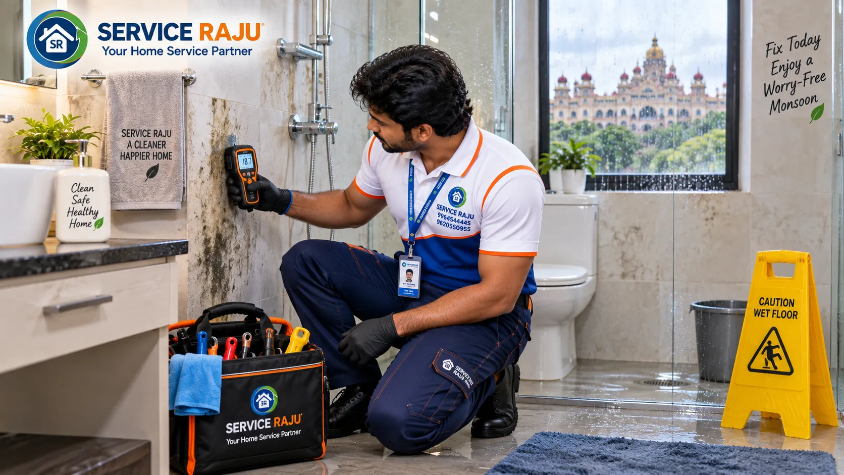 Mysore Monsoon Bathroom: Repair, Waterproofing or Cleaning?
