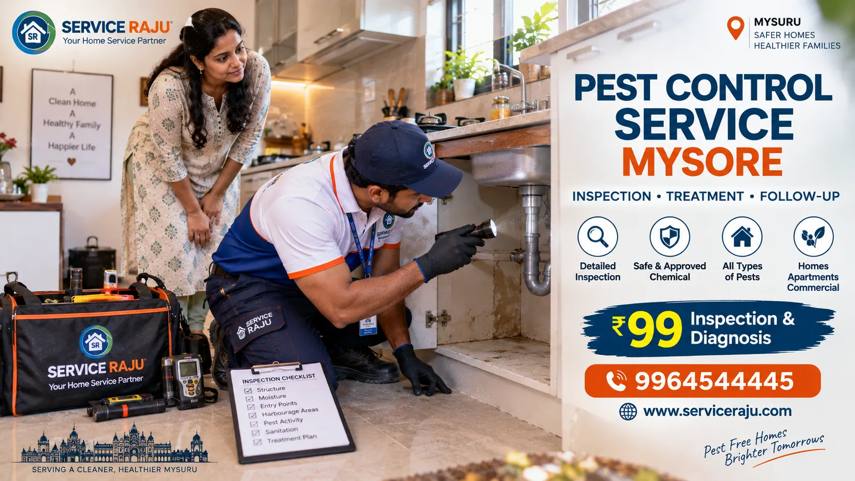 est Control Service Mysore: 10 Things a Technician Should Check Before Treatment