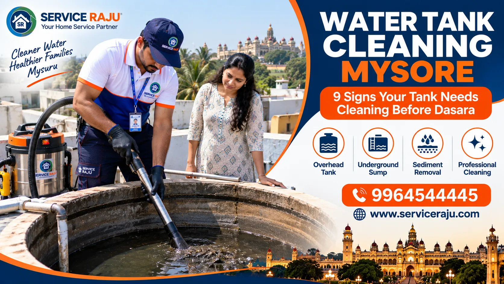 Water Tank Cleaning Mysore: 9 Signs Your Tank Needs Cleaning Before Dasara