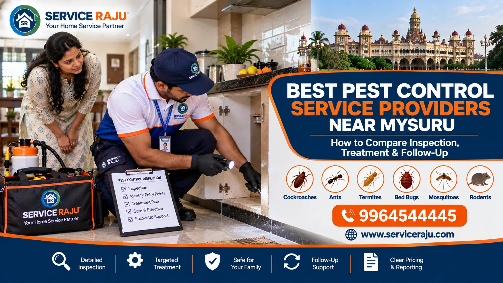Best Pest Control Service Providers Near Mysuru: 7 Options to Compare
