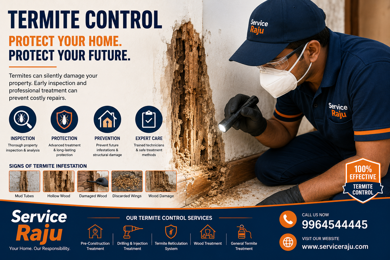 Termite Control: Signs, Causes, Treatment & Prevention Guide for Your Home