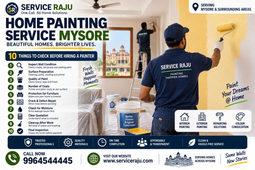 House Painting Service Mysore Checklist House painting service mysore checklist before hiring a painter