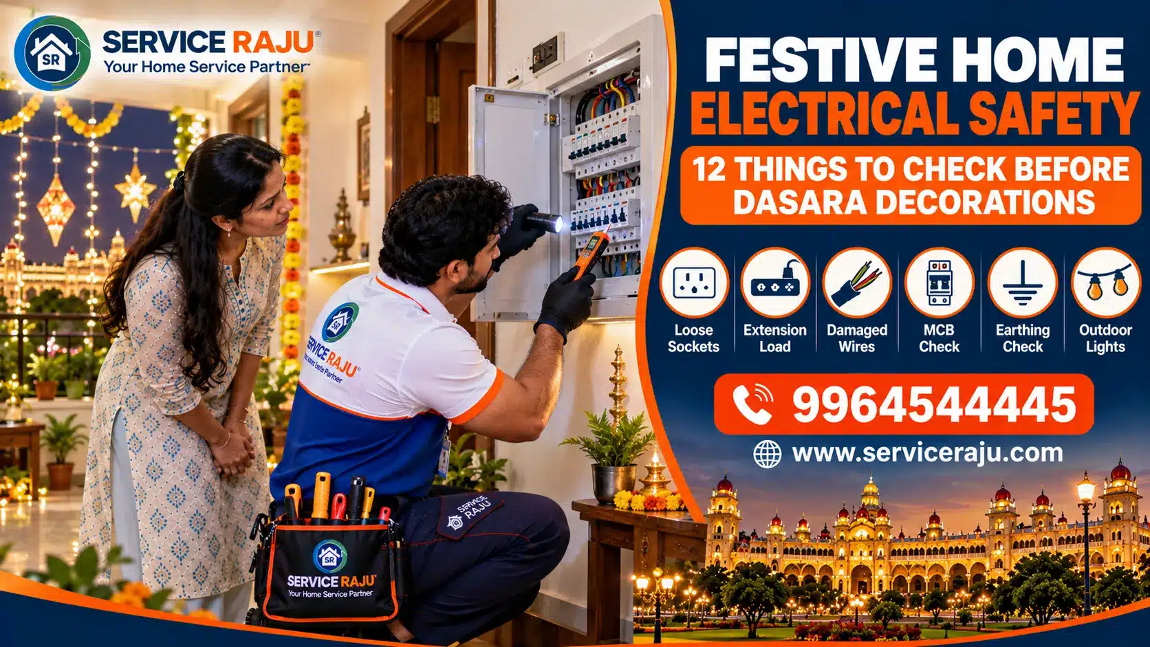 Festive Home Electrical Safety: 12 Things to Check Before Dasara Decorations
