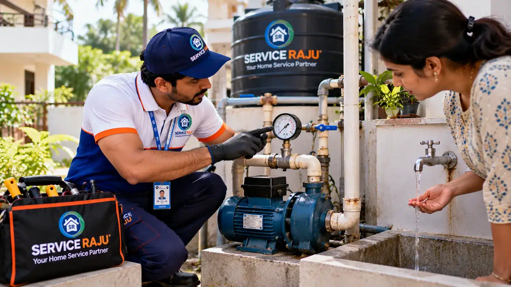 Water Motor Running but Water Flow Is Weak: 9 Causes to Check