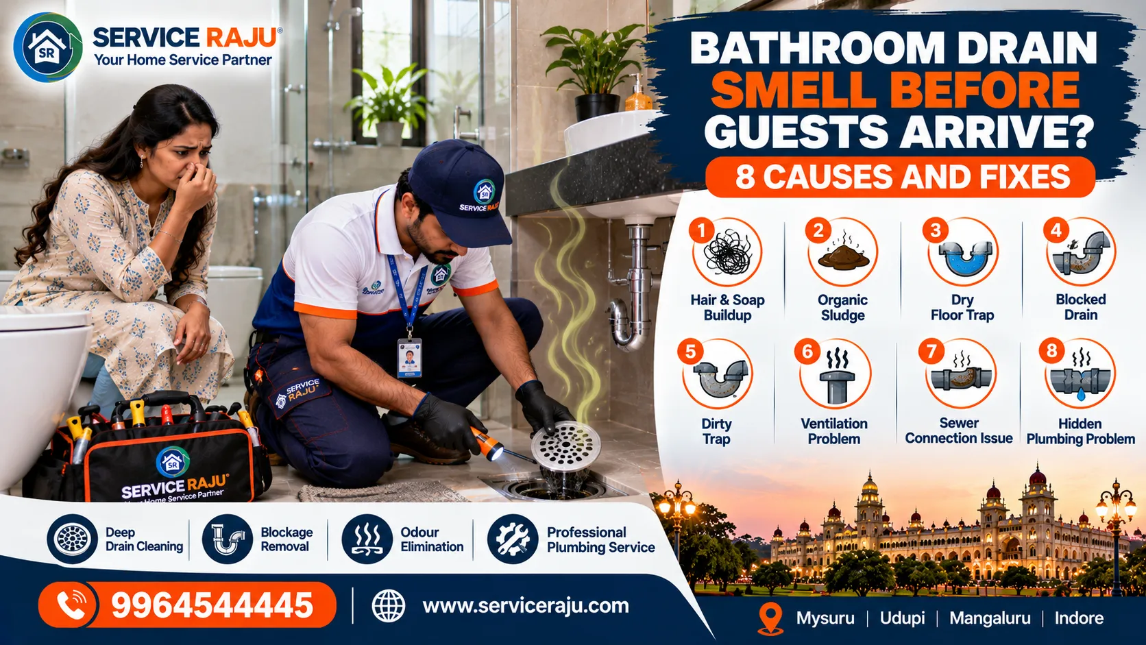 Bathroom Drain Smell Before Guests Arrive? 8 Causes and Fixes
