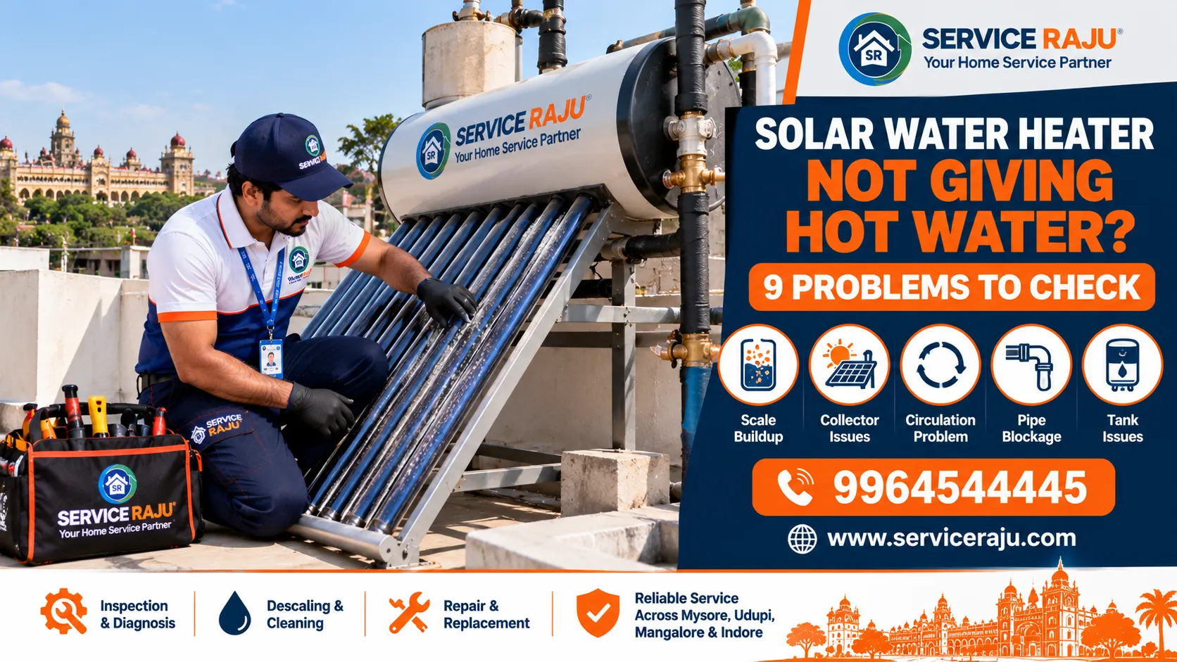 Solar Water Heater Not Giving Hot Water? 9 Problems to Check