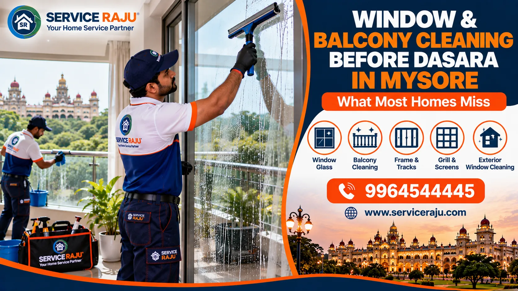 Window and Balcony Cleaning Before Dasara: What Most Homes Miss