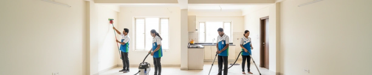 3 BHK Deep Unfurnished Cleaning