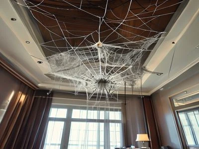 Ceiling dusting & cobweb cleaning