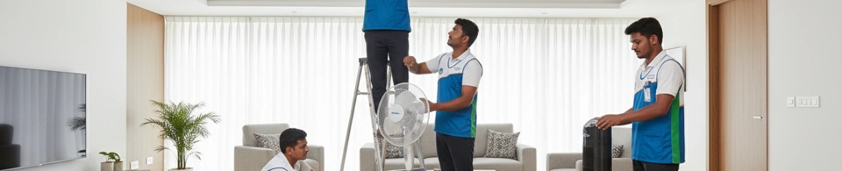 Exhaust / Pedestal / Tower Fan Installation